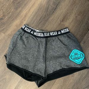 Muskoka Bear Wear Fleece Paw Shorts